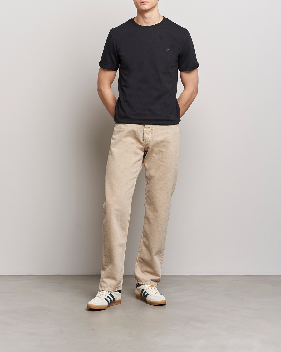 Les Deux Nørregaard Cotton T-Shirt Black