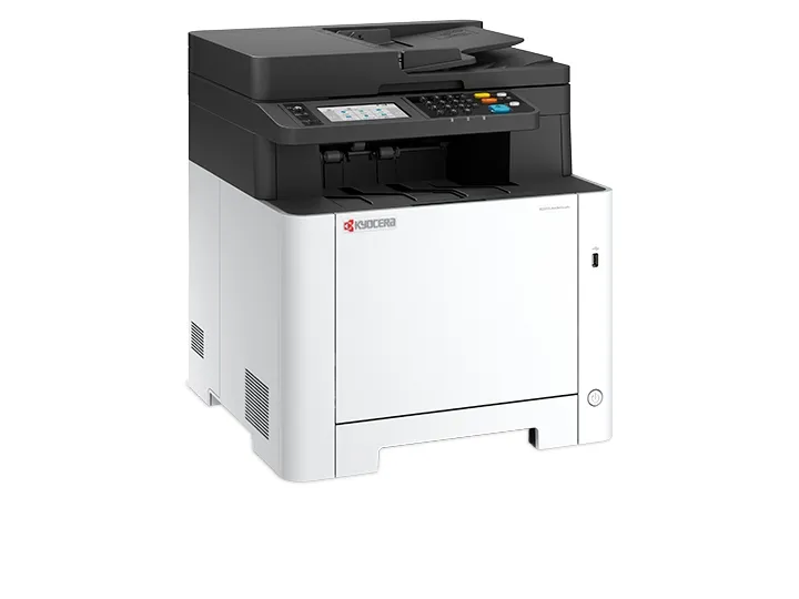 Kyocera ECOSYS MA2600CWFX - Multifunktionsprinter - farve - laser - Legal (216 x 356 mm)/A4 (210 x 297 mm) (original) - A4/Legal (medie) - op til 26 spm (kopiering) - op til 26 spm (udskriver) - 300 ark - 33.6 Kbps - USB vært, USB 2.0, Gigabit LAN, W