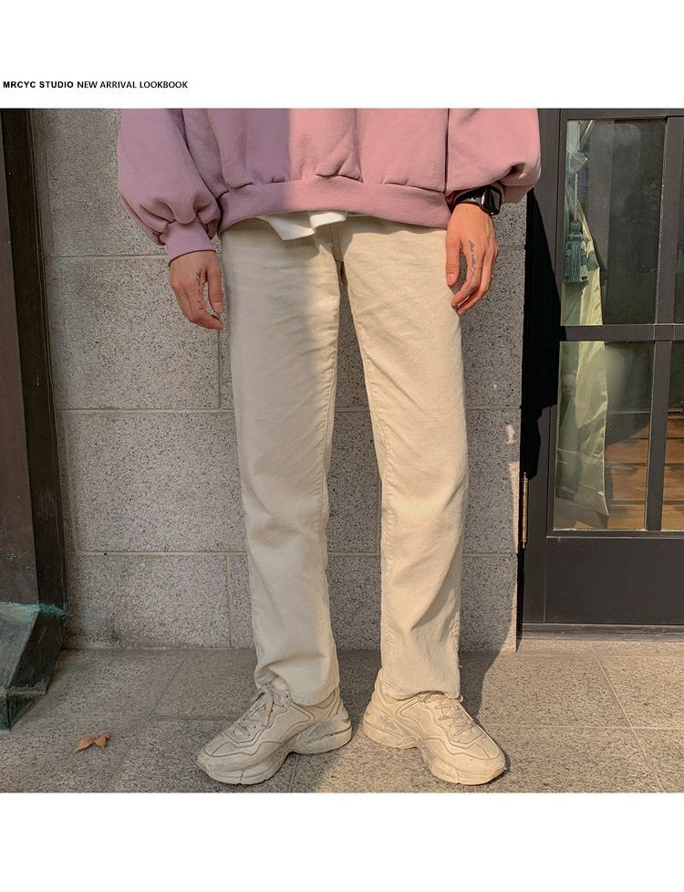MRCYC - Corduroy broek met rechte pijpen