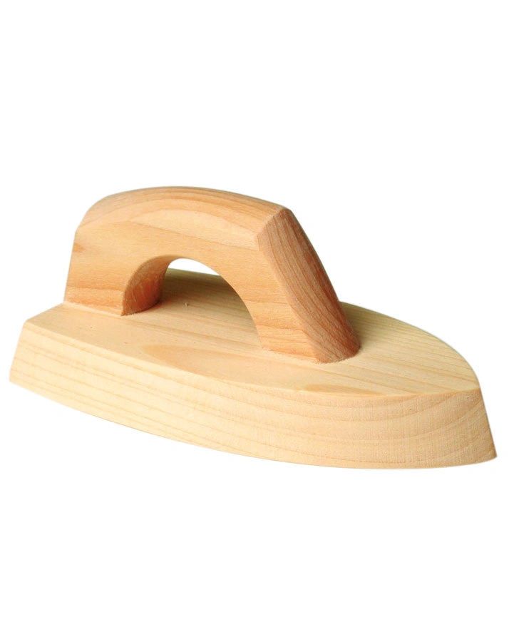 Holz-Bügeleisen aus Buchenholz