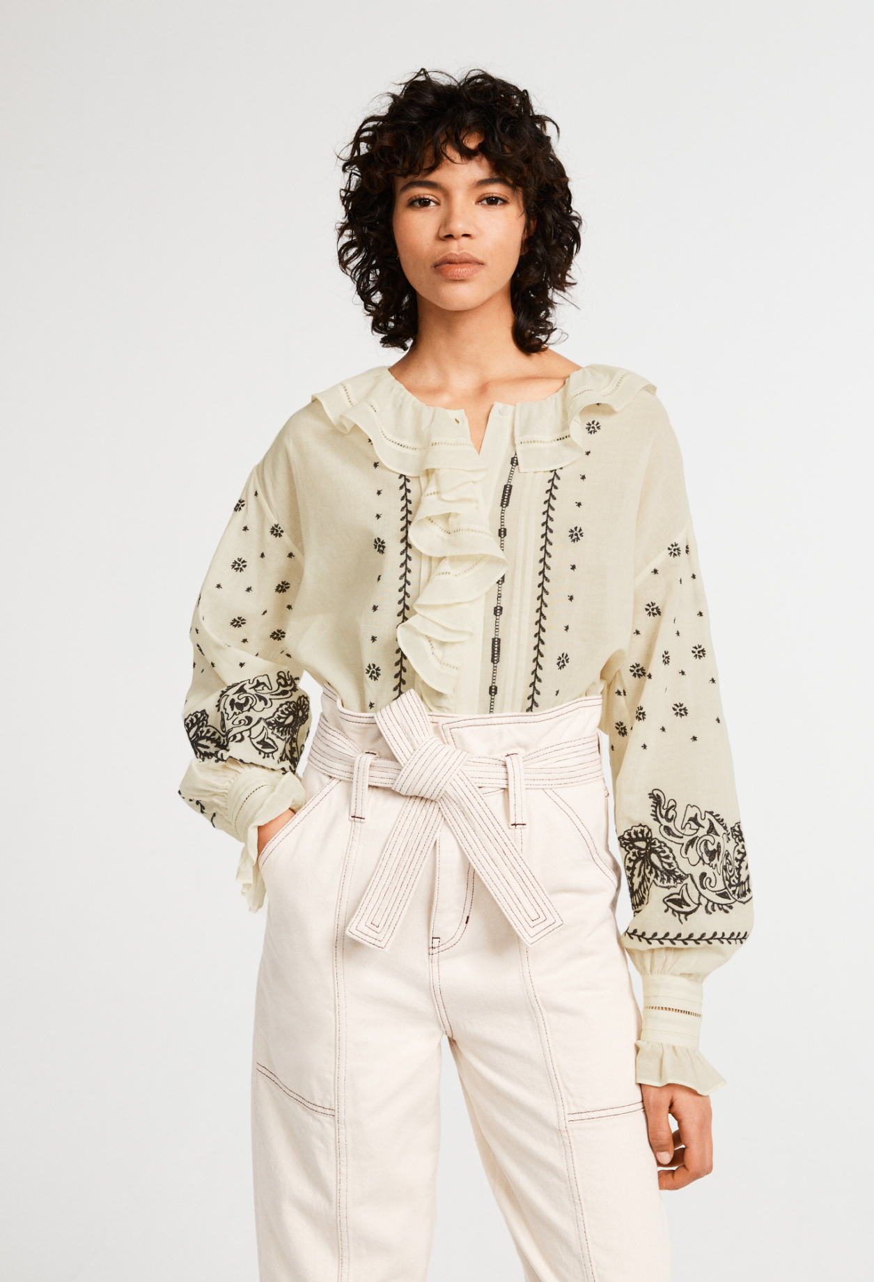 Blouse fluide
