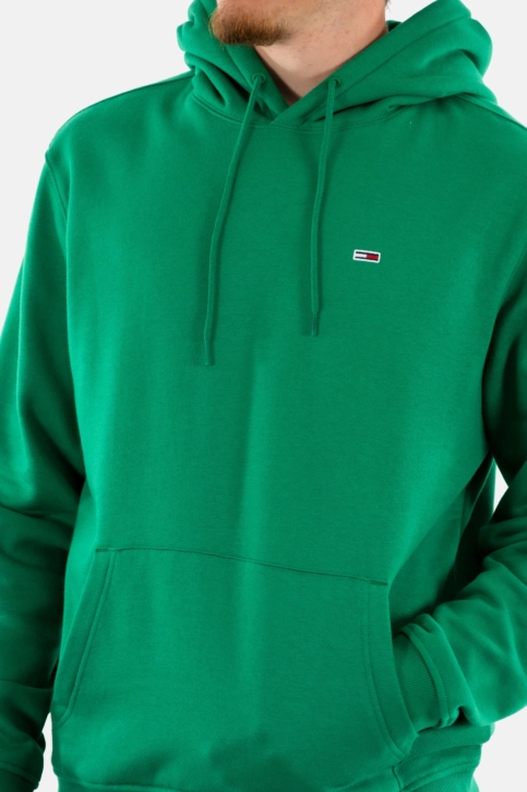 Sweat tommy jeans reg s flag l30 green malachite