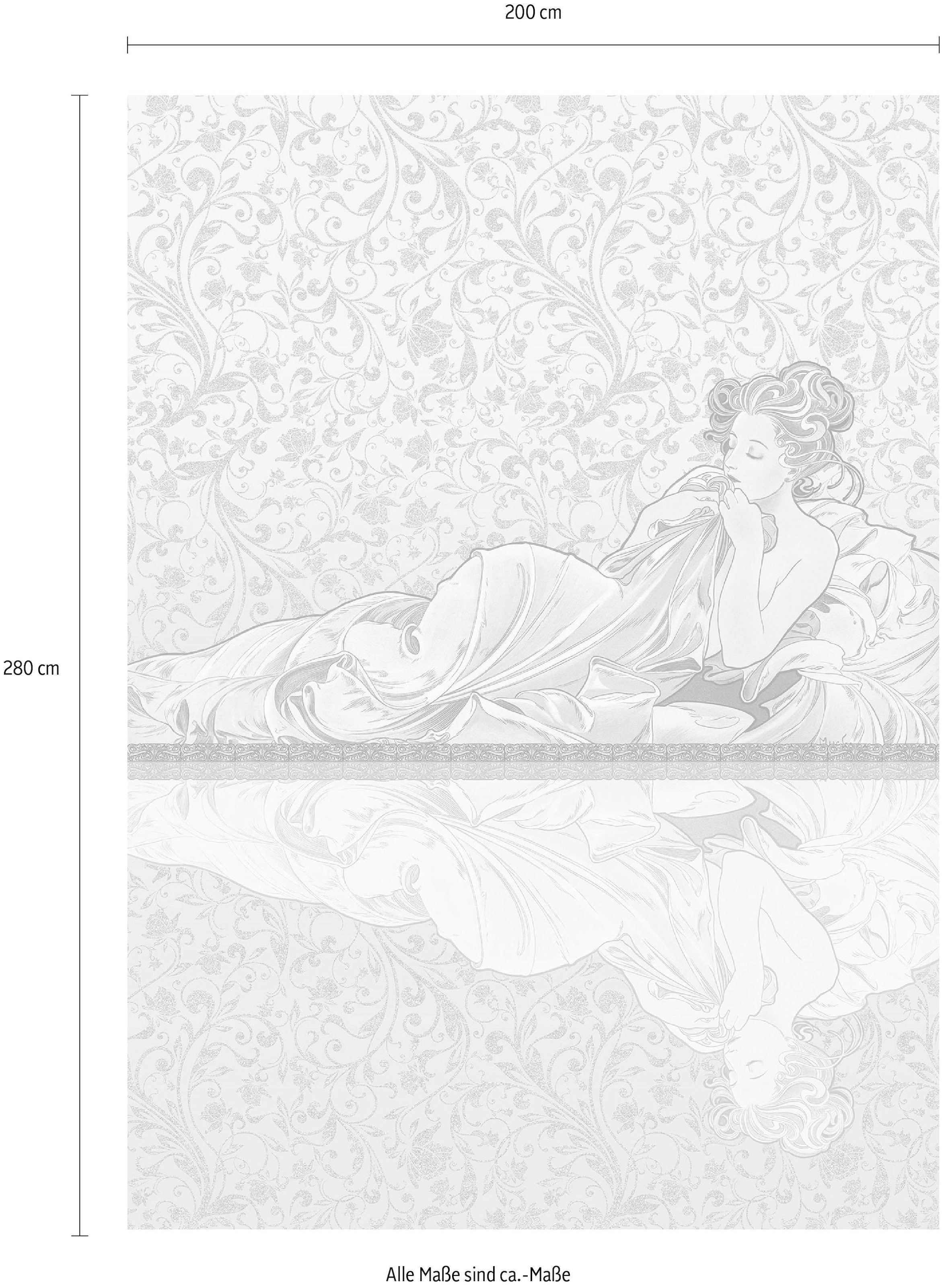 Komar Vliestapete »Digitaldruck Vlies -  Réflexion - Grösse 200 x 280 cm« bedruckt glatt Wohnzimmer, Schlafzimmer