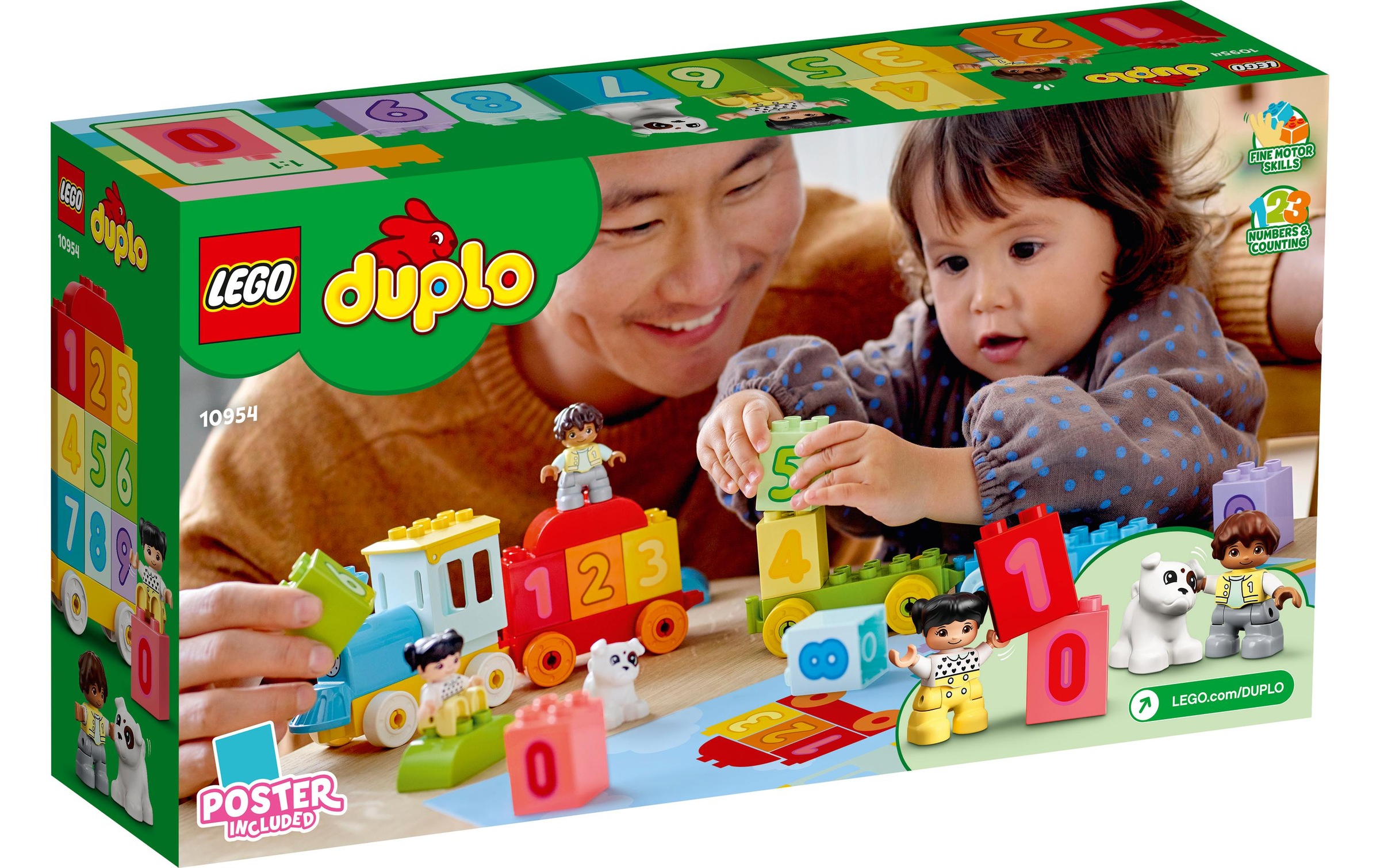 LEGO® Konstruktionsspielsteine »Zahlenzug Zählen«
