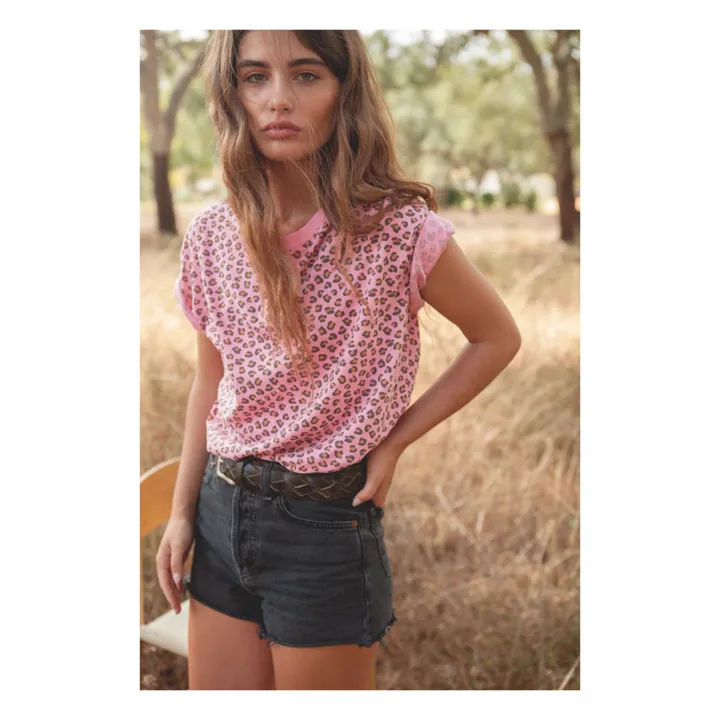 Marlot Paris T-Shirt Coton Bio Jil - Collection Femme | Léopard