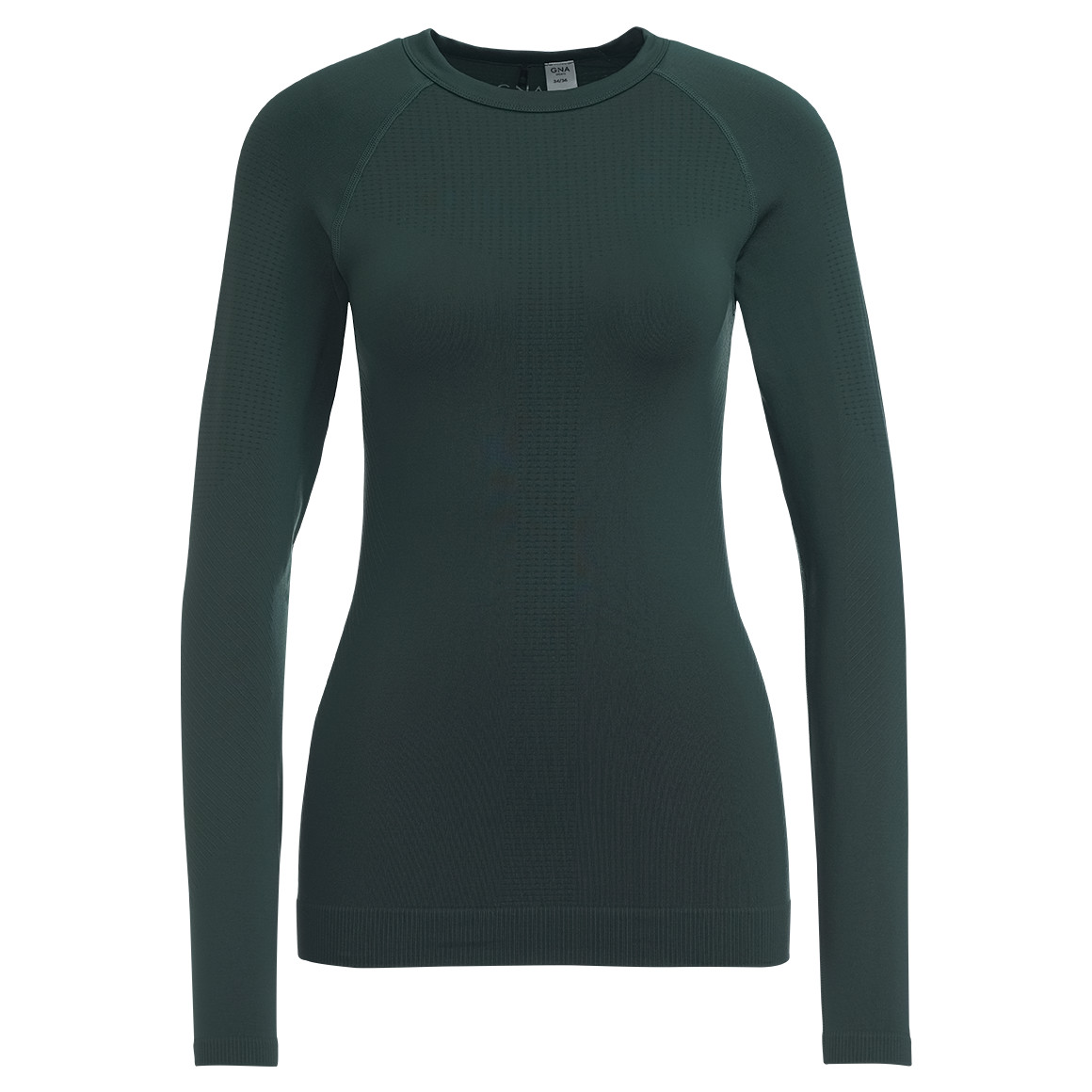 Gina Sports Damen Sport-Langarmshirt in Seamless-Qualität dunkelgrün