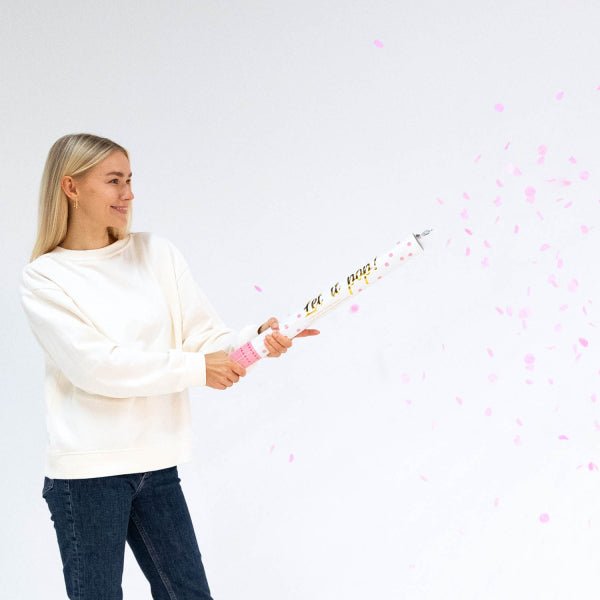 Roze Confetti Kanon 60cm