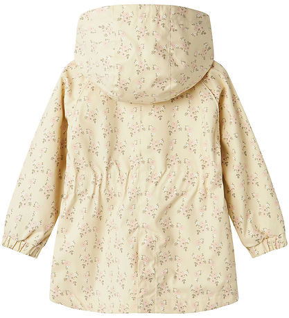 Lil' Atelier Sommerjacke - NmfGerda - Gebleicht Sand m. Blumen