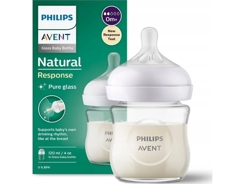 Philips AVENT Natural Response SCY930/01 Glassutteflaske, Transparent