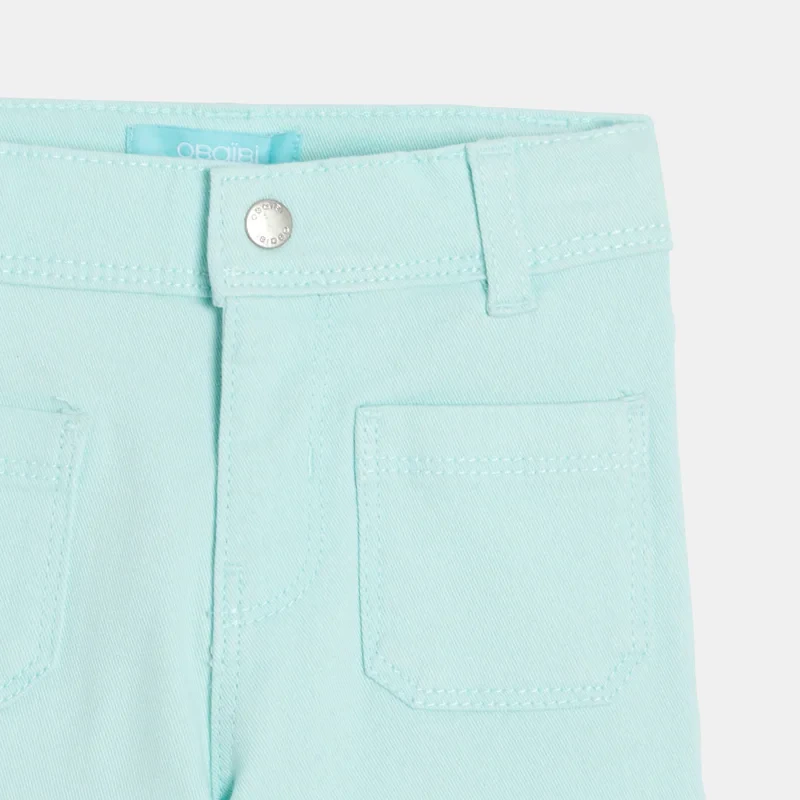 Pantalon large bleu bébé fille Bleu