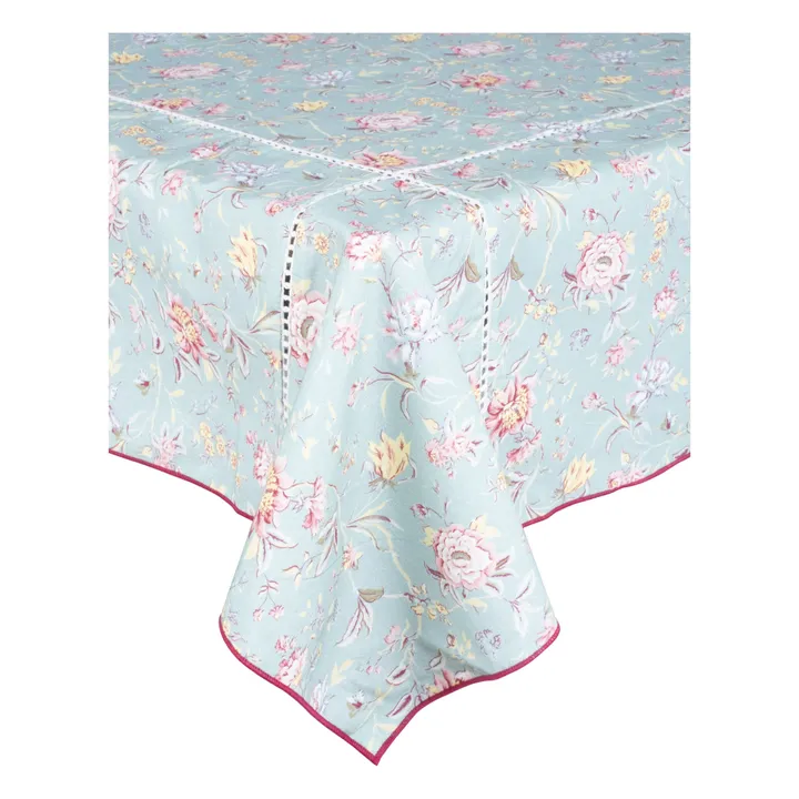Louise Misha Nappe Carla en coton bio | Bleu turquoise