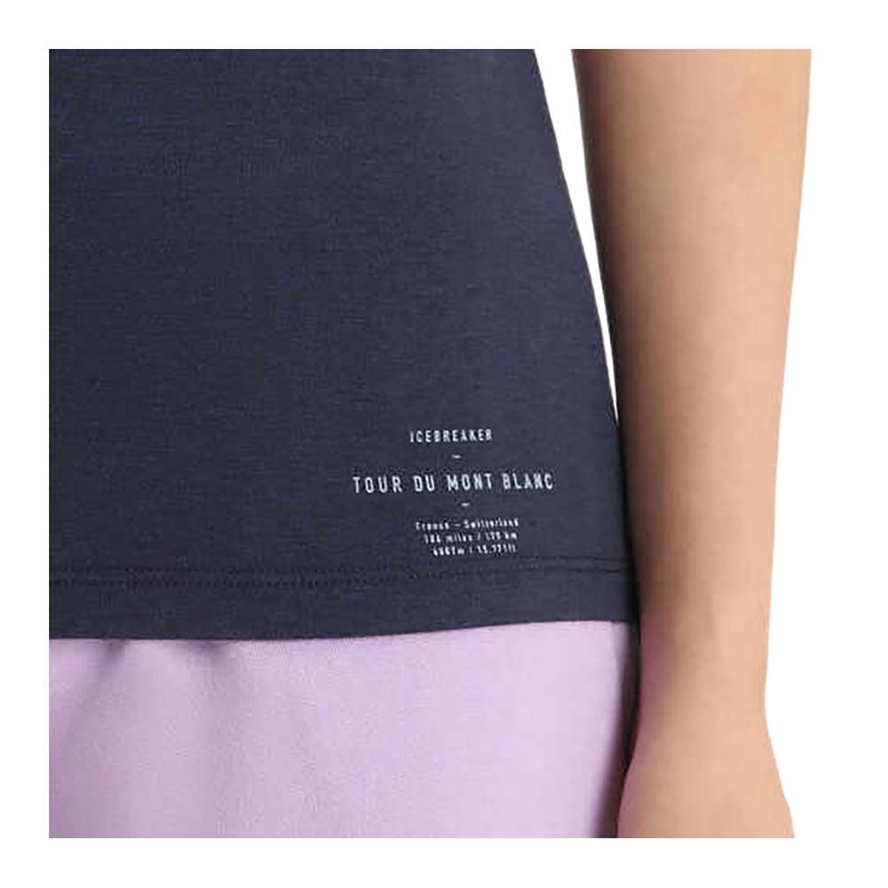 Icebreaker CENTRAL CLASSIC TMB - Tee-shirt Femme midnight navy