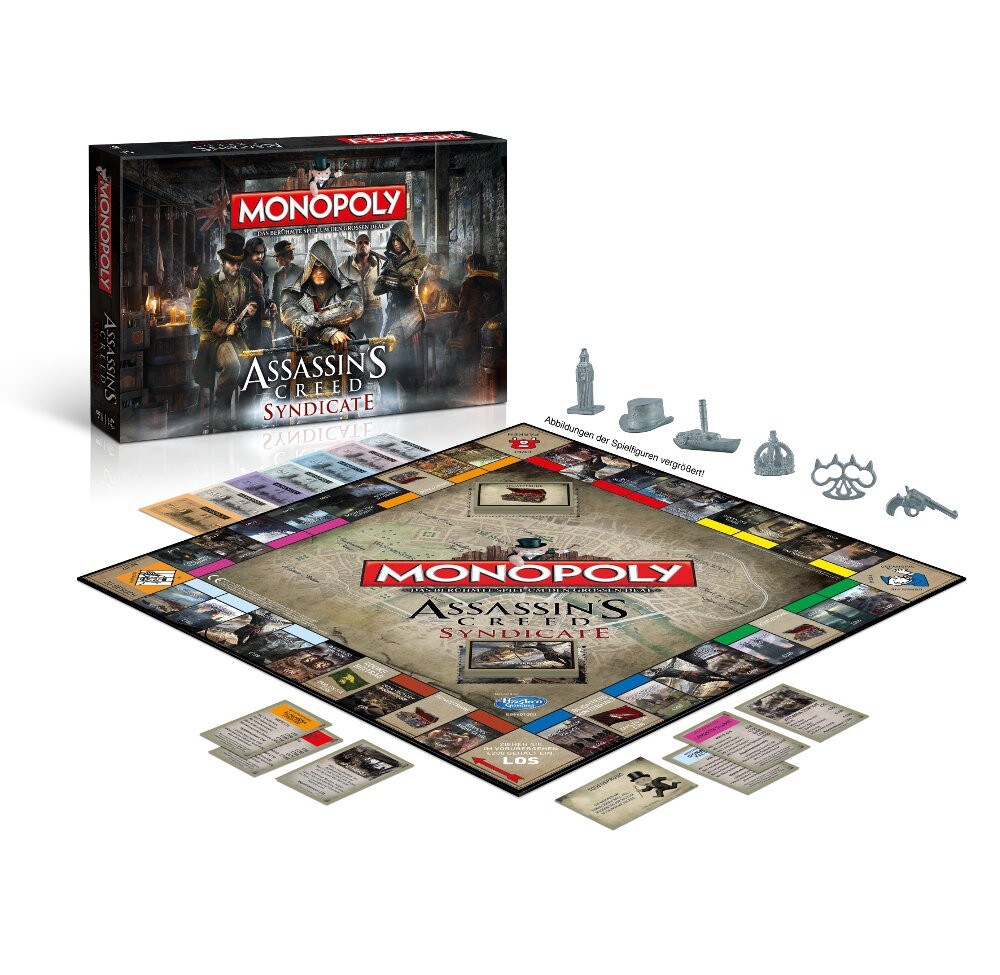 Monopoly Assassin's Creed Syndicate Brettspiel Gesellschaftsspiel Spiel Deutsch