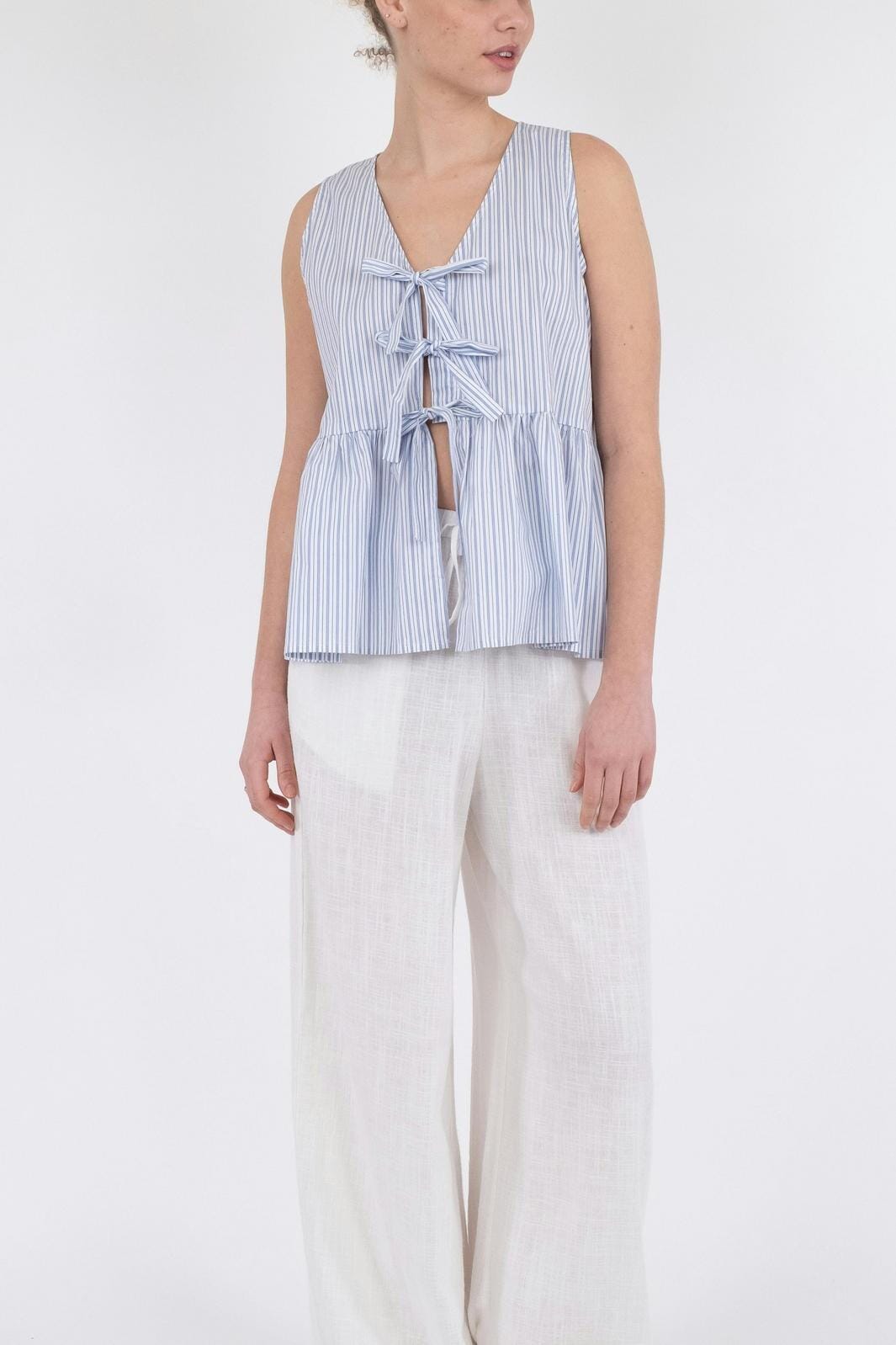 Neo Noir Manja Stripe Top