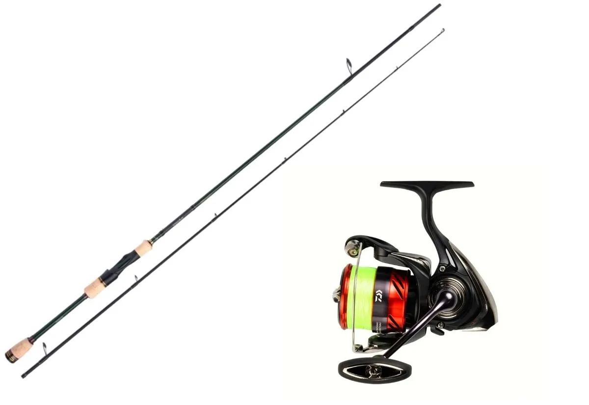 Shimano Sahara Spinning Cork 9´10 7-35g/Daiwa 23 Ninja Lt - Pre-Spooled 2500
