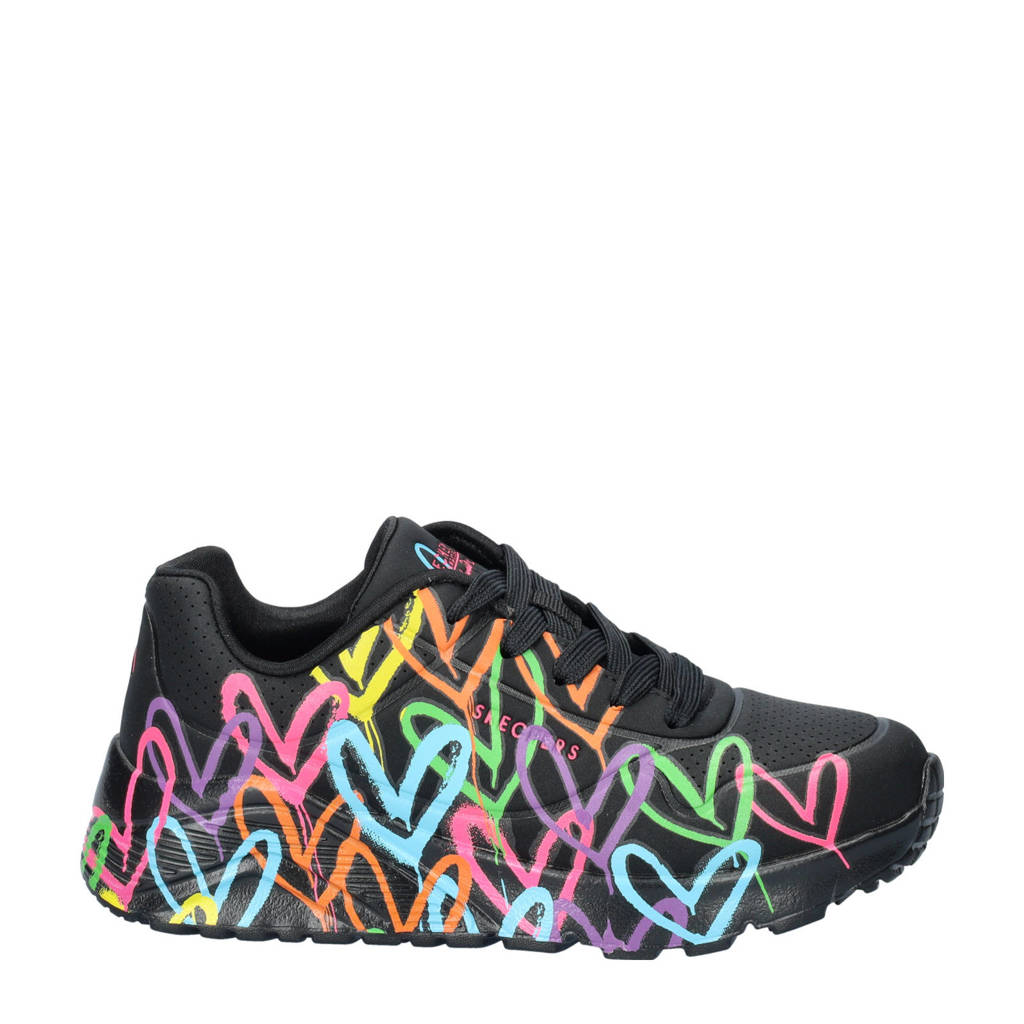 Skechers Uno Litesneakers zwart/multi