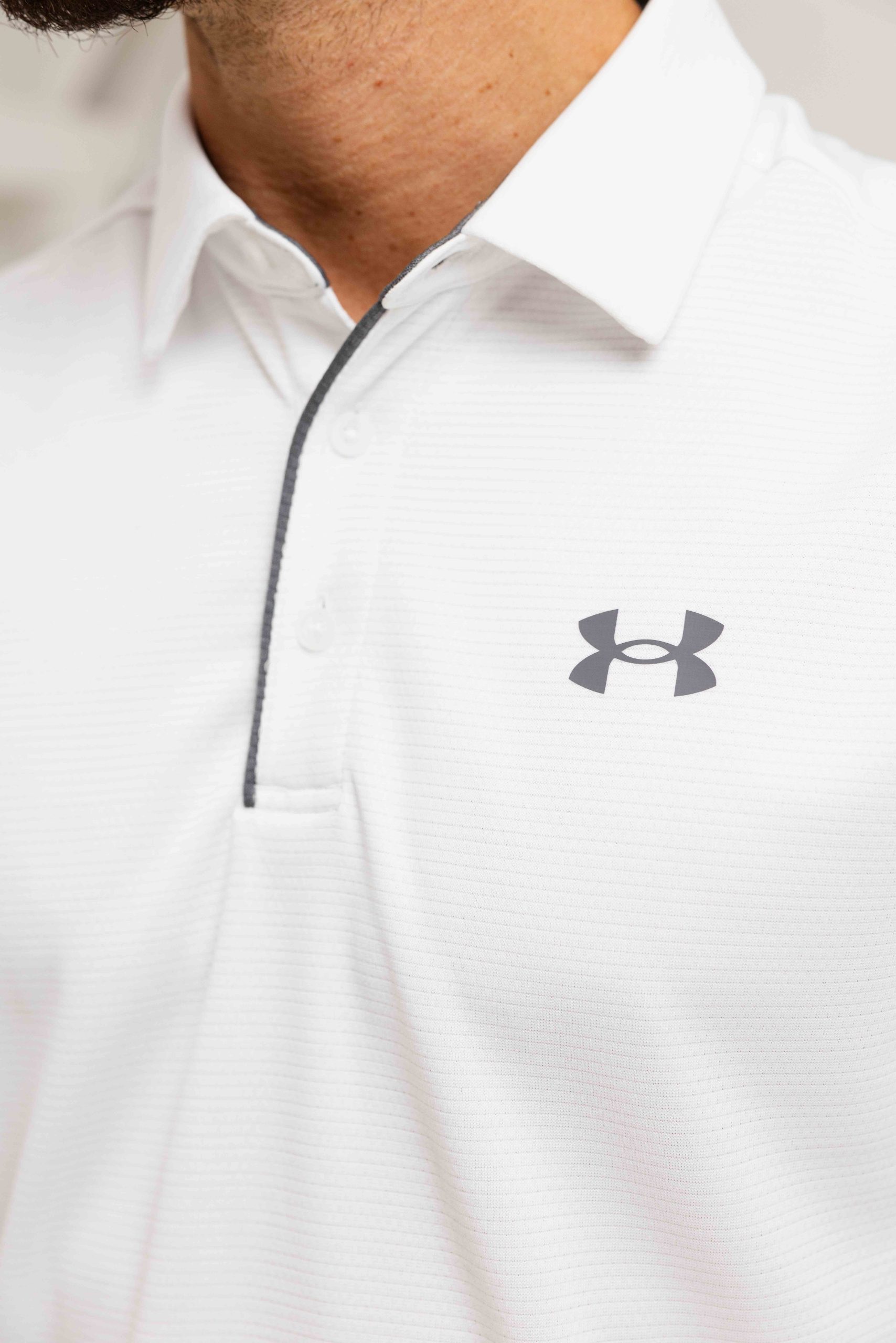 Under Armour Tech Polo Heren Wit