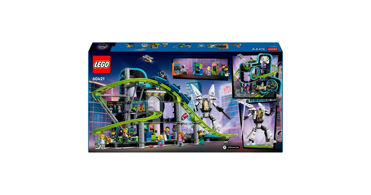 LEGOCity - Achtbaan in Robotwereld Constructiespeelgoed  (60421)
