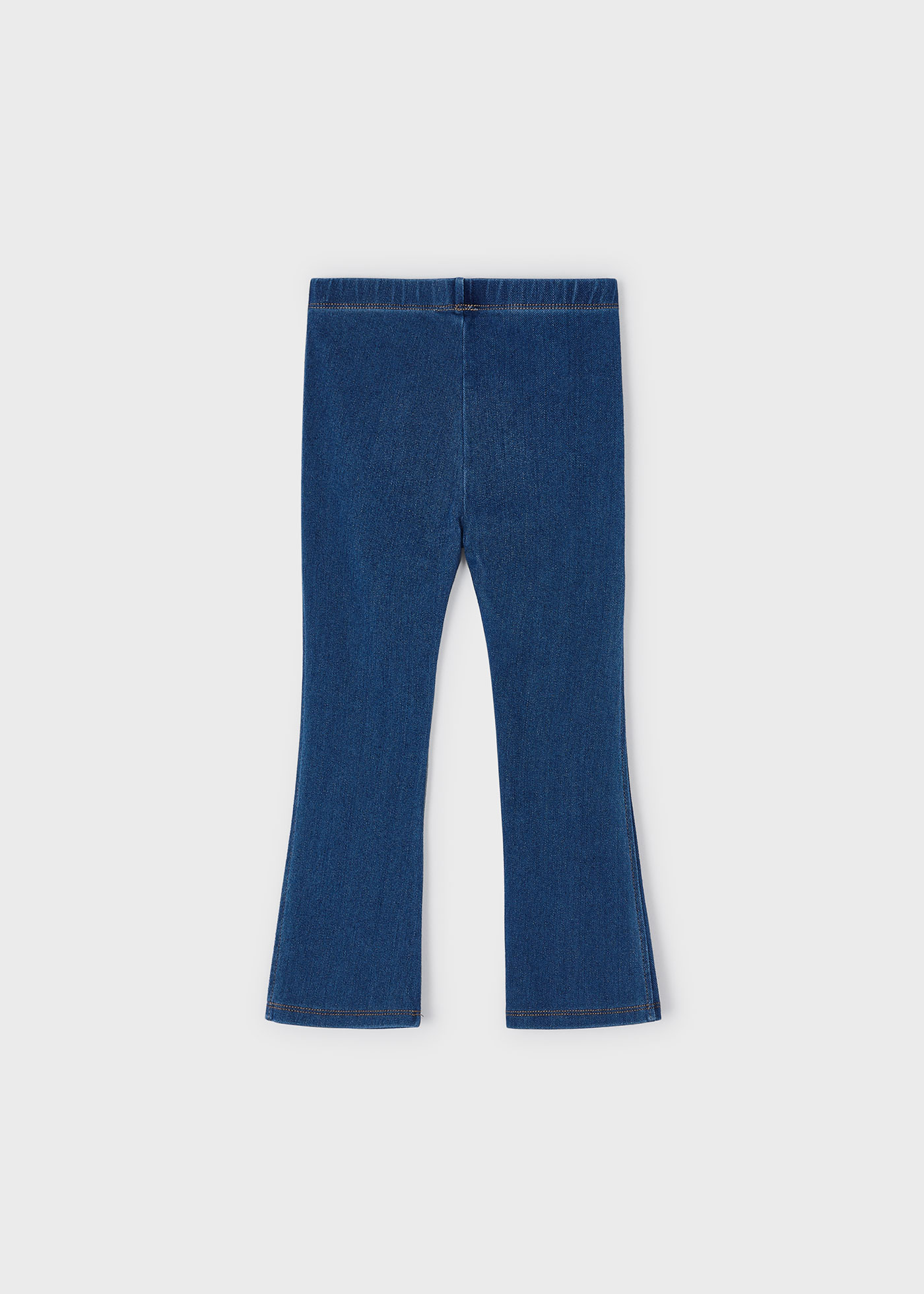 Calça jegging jeans roxa para meninas