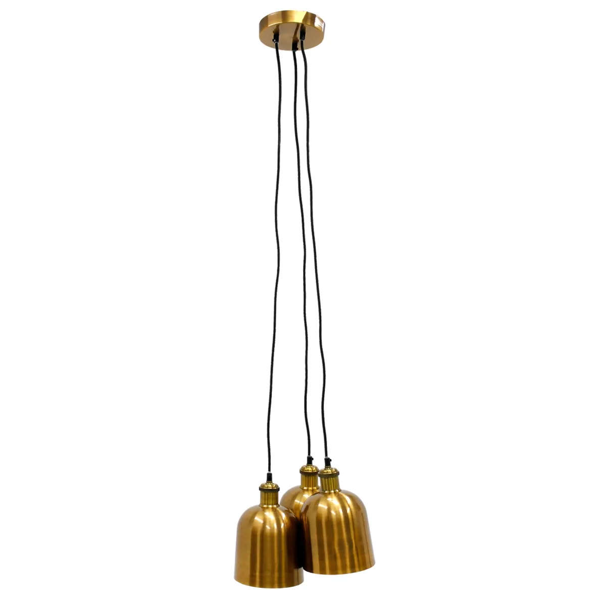 ECD Germany Lampe 3 Flammes Métal