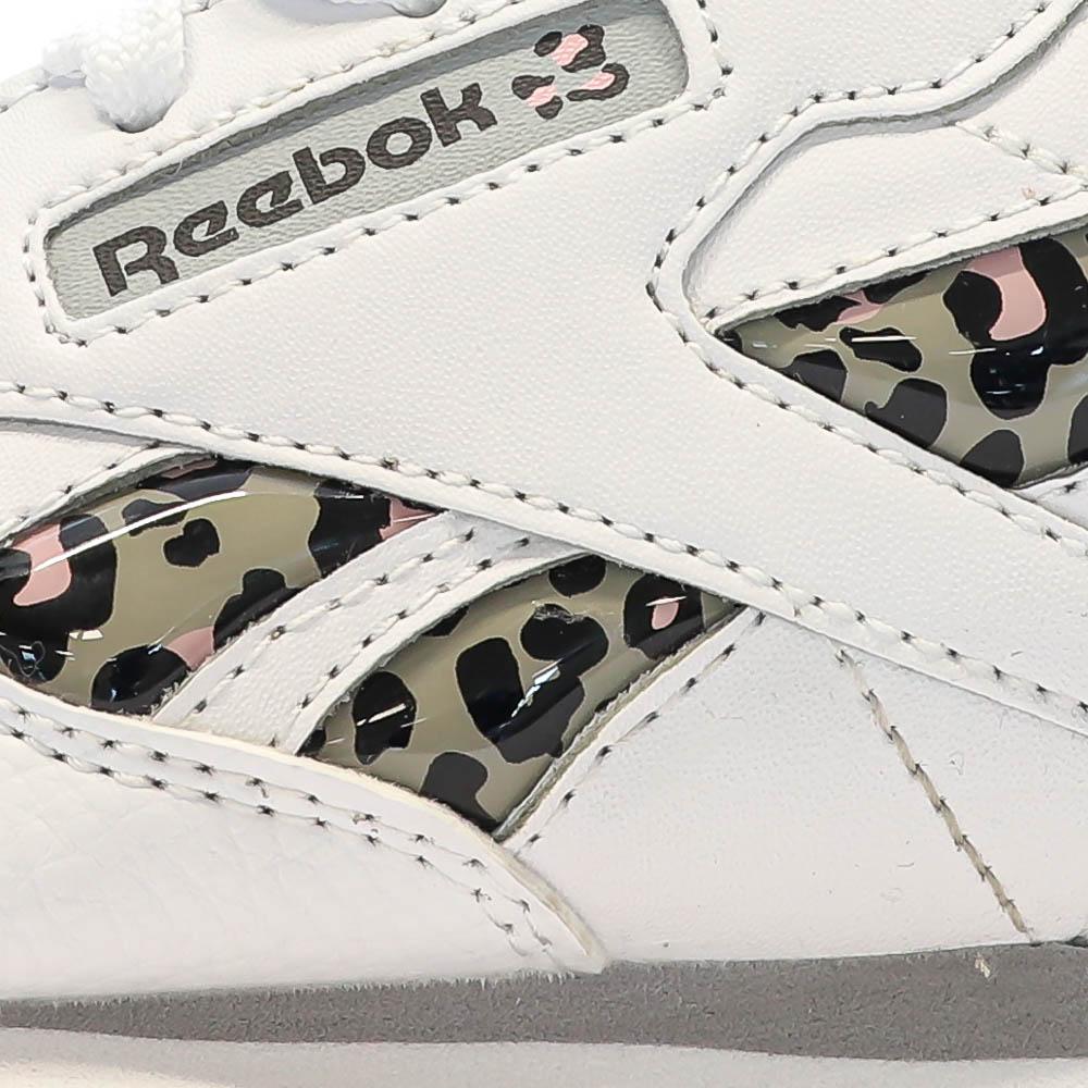 Reebok Baskets Blanc/Rose Fille Reebok Classic Leather