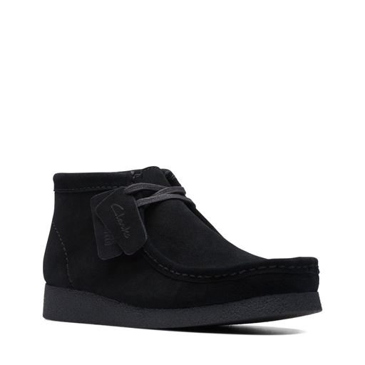 Clarks WallabeeEVO Støvler, Black Suede, 42.5