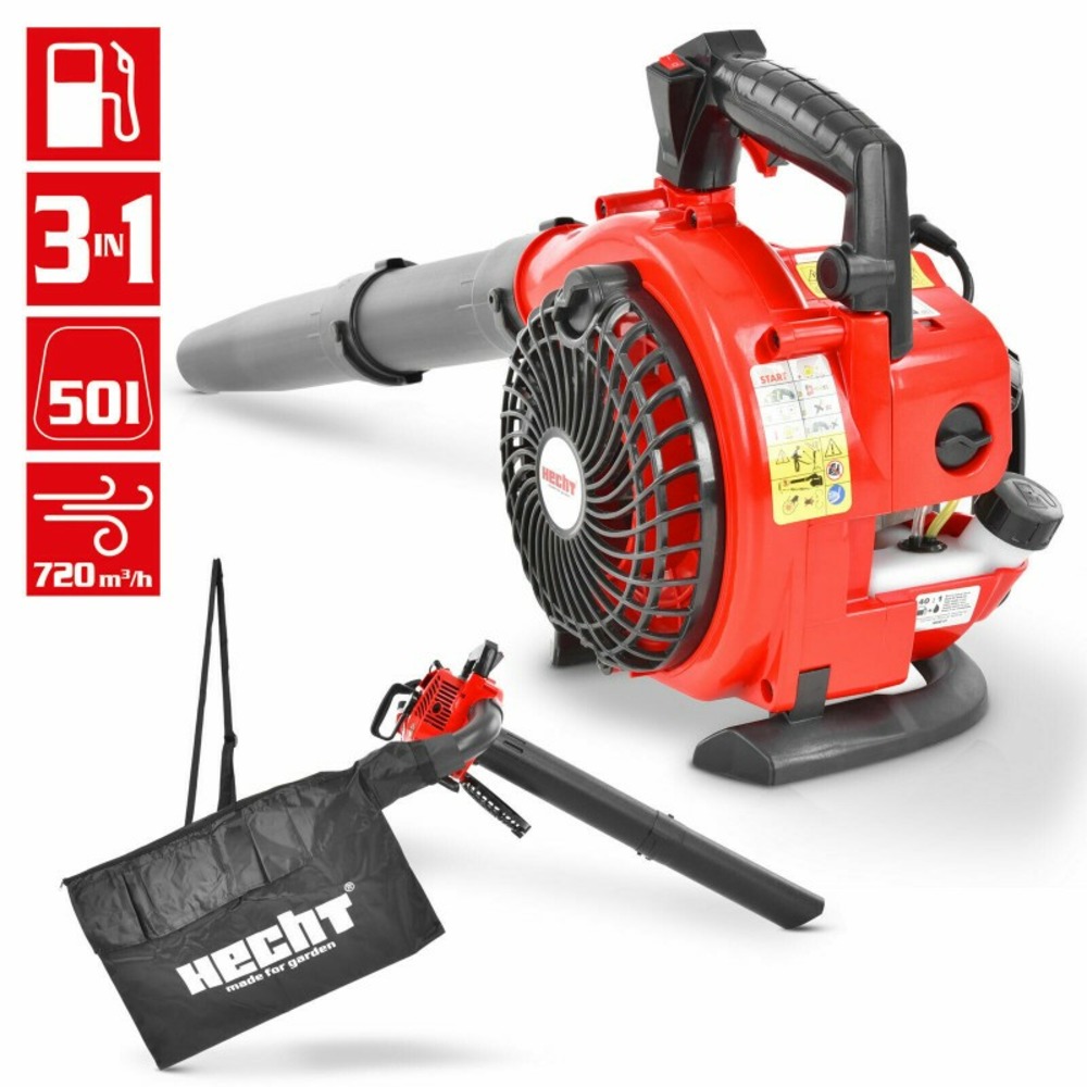 H 9254 souffleur de feuilles a essence 3en1 aspirateur souffleur broyeur