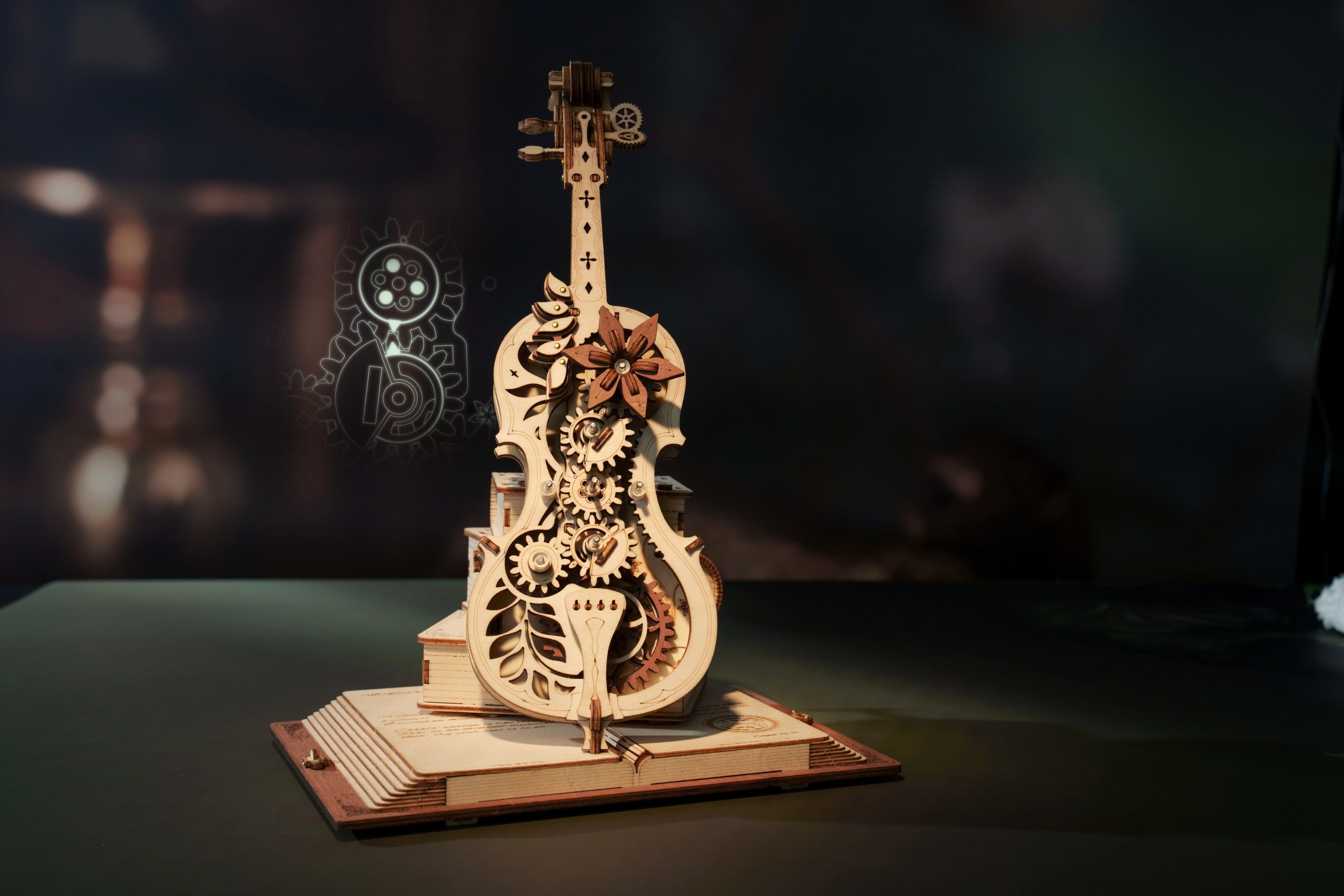 ROKR  Magic Cello    3D Holzpuzzle: Wenn Musik sichtbar wird