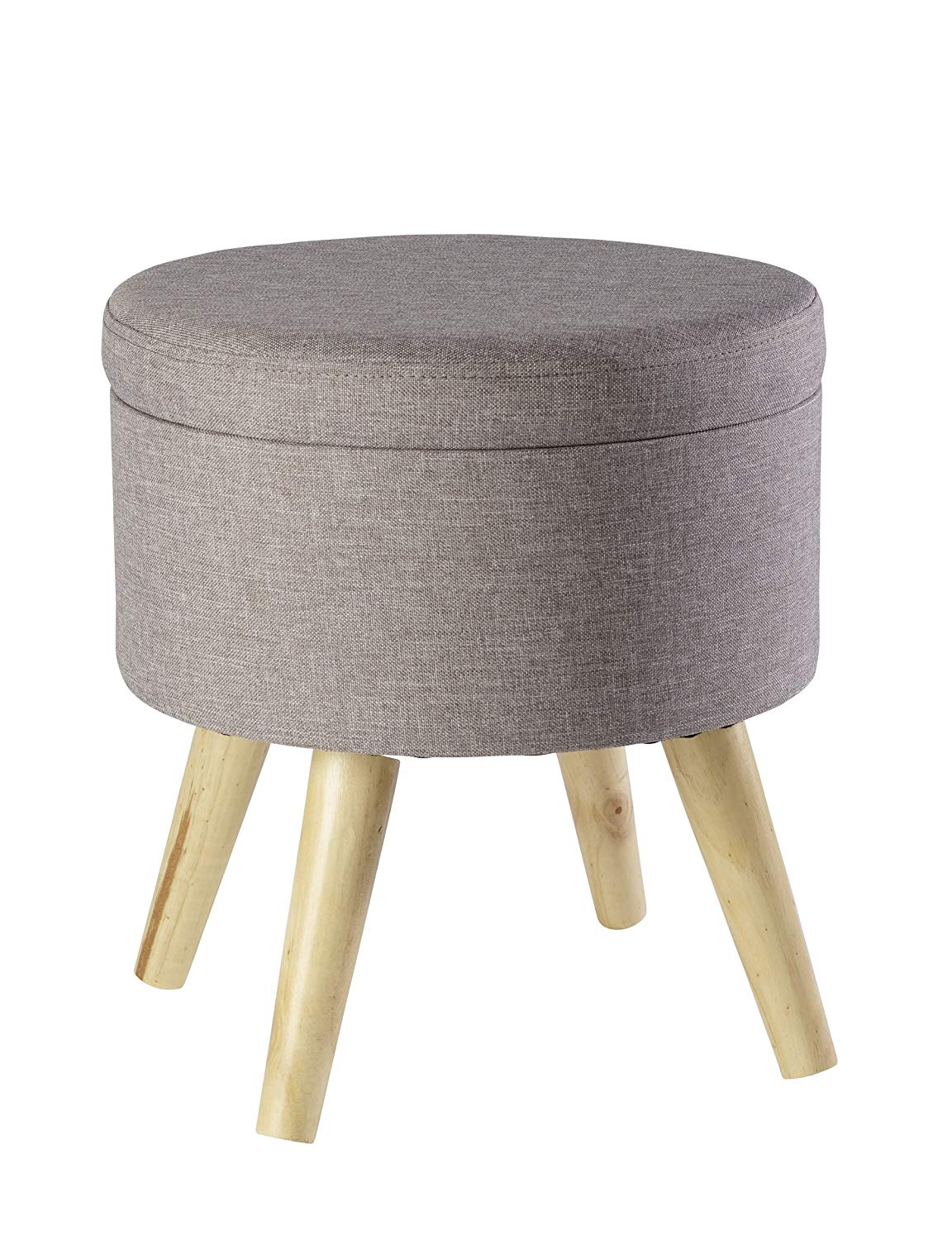 EchtwerkSitzhocker MAX mit Holzfüßen