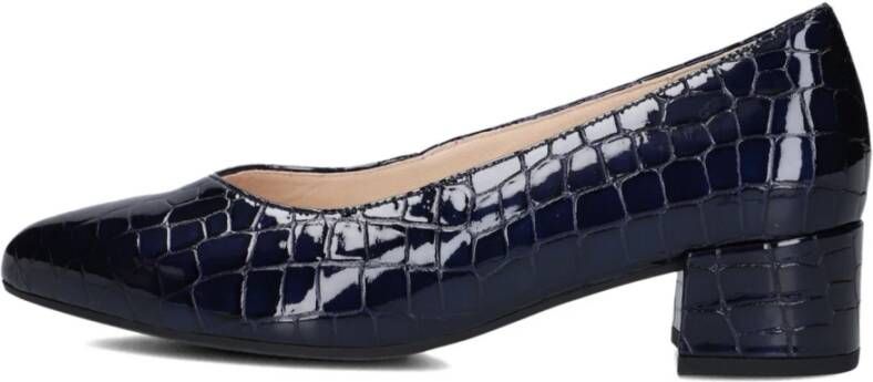 GABOR Pumps Dames 431.1 Maat: 44 Materiaal: Lakleer Kleur: Blauw