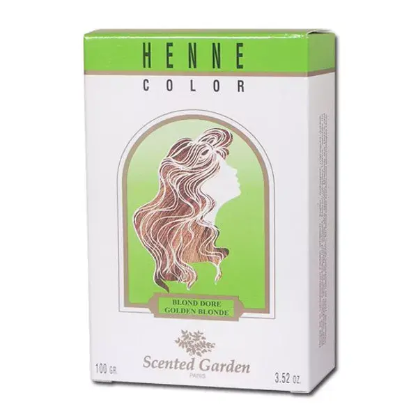 Henne Color Perfumado Jardim Henne Louro Dourado 100g