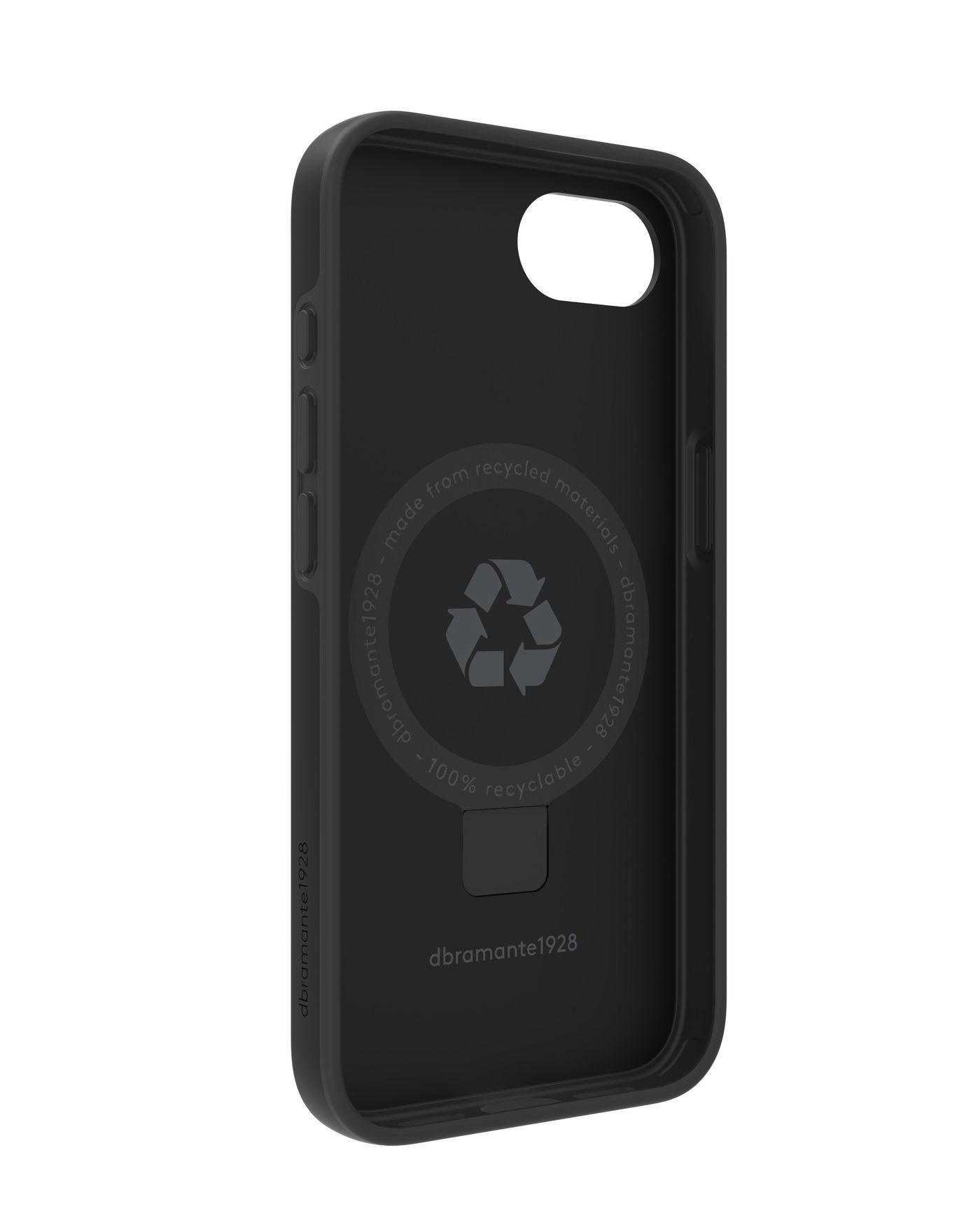 iPhone 16e Hardcase Hülle Clear Case Iceland Pro Kickstand MagSafe Recycled (IPE4BL006545) - Schwarz
