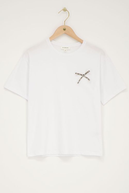 Wit T-shirt met 