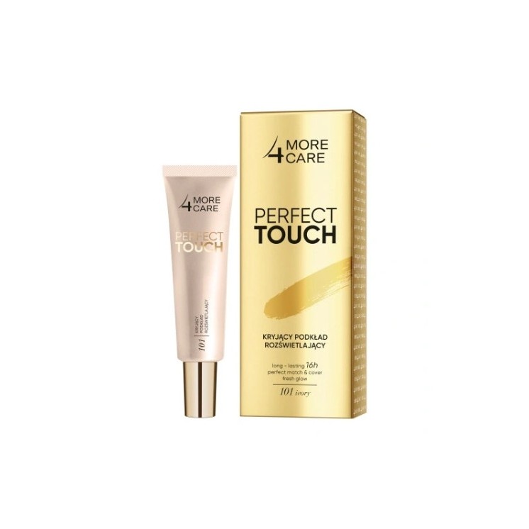 More 4 Care Perfect Touch dekkende Illuminating gezichtsfoundation /101/ Ivory 30 ml