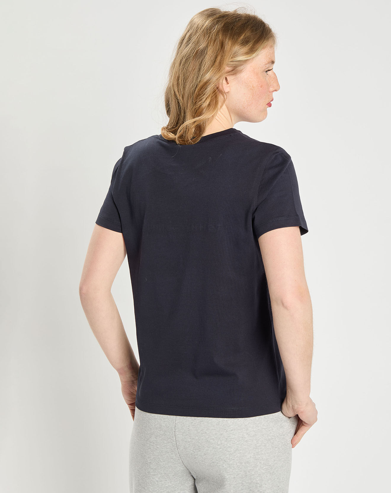 Tommy Hilfiger T-Shirt 100% Coton biologique Regular bleu marine