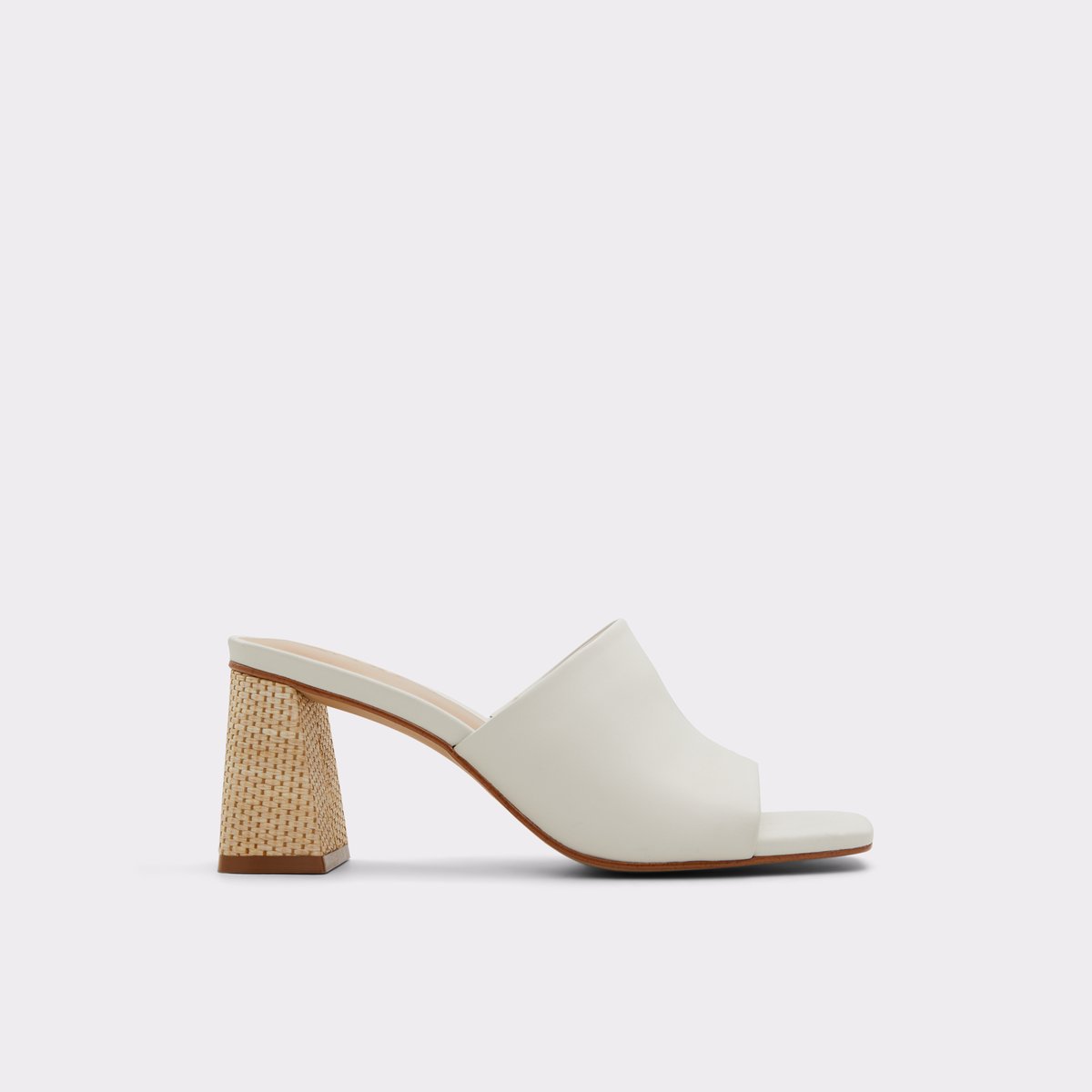 Harans White-Bone Women Heeled mules