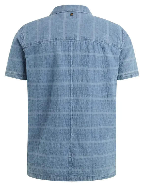 PME Legend Denim overhemd gestreept PSIS2404218