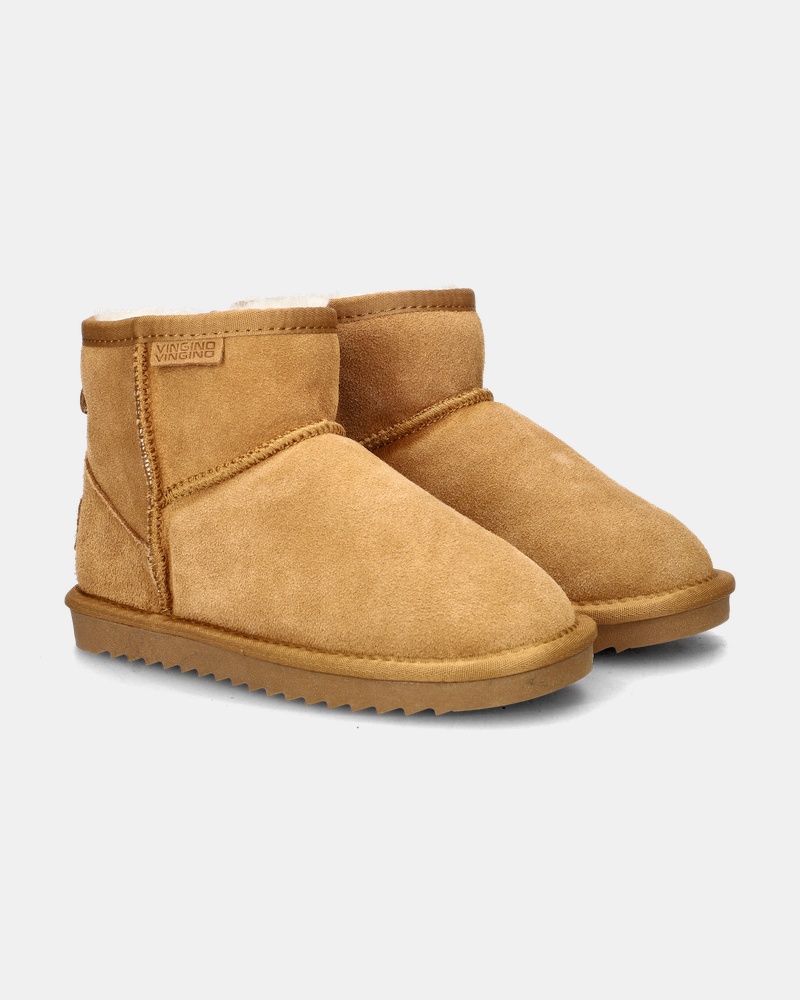 Vingino Ashly Mid Gevoerde boots  - cognac