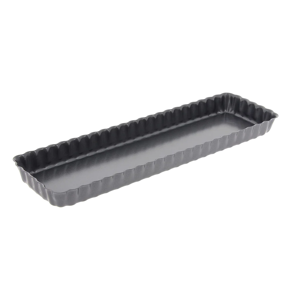 Moule à tarte rectangle avec fond démontable De Buyer