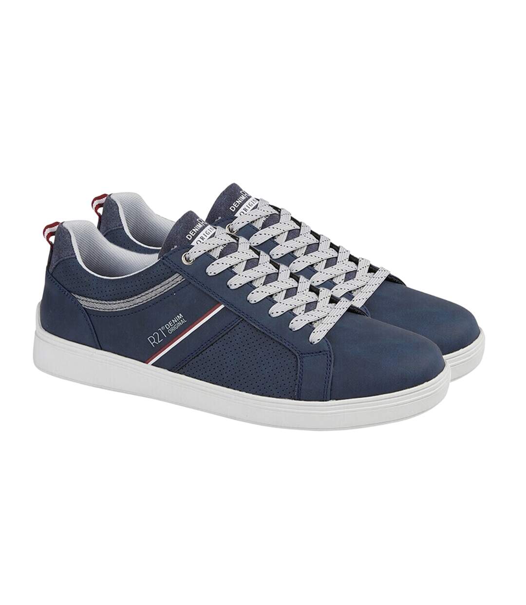 Route 21 - Baskets LEISURE - Homme (Bleu marine) - UTDF2077