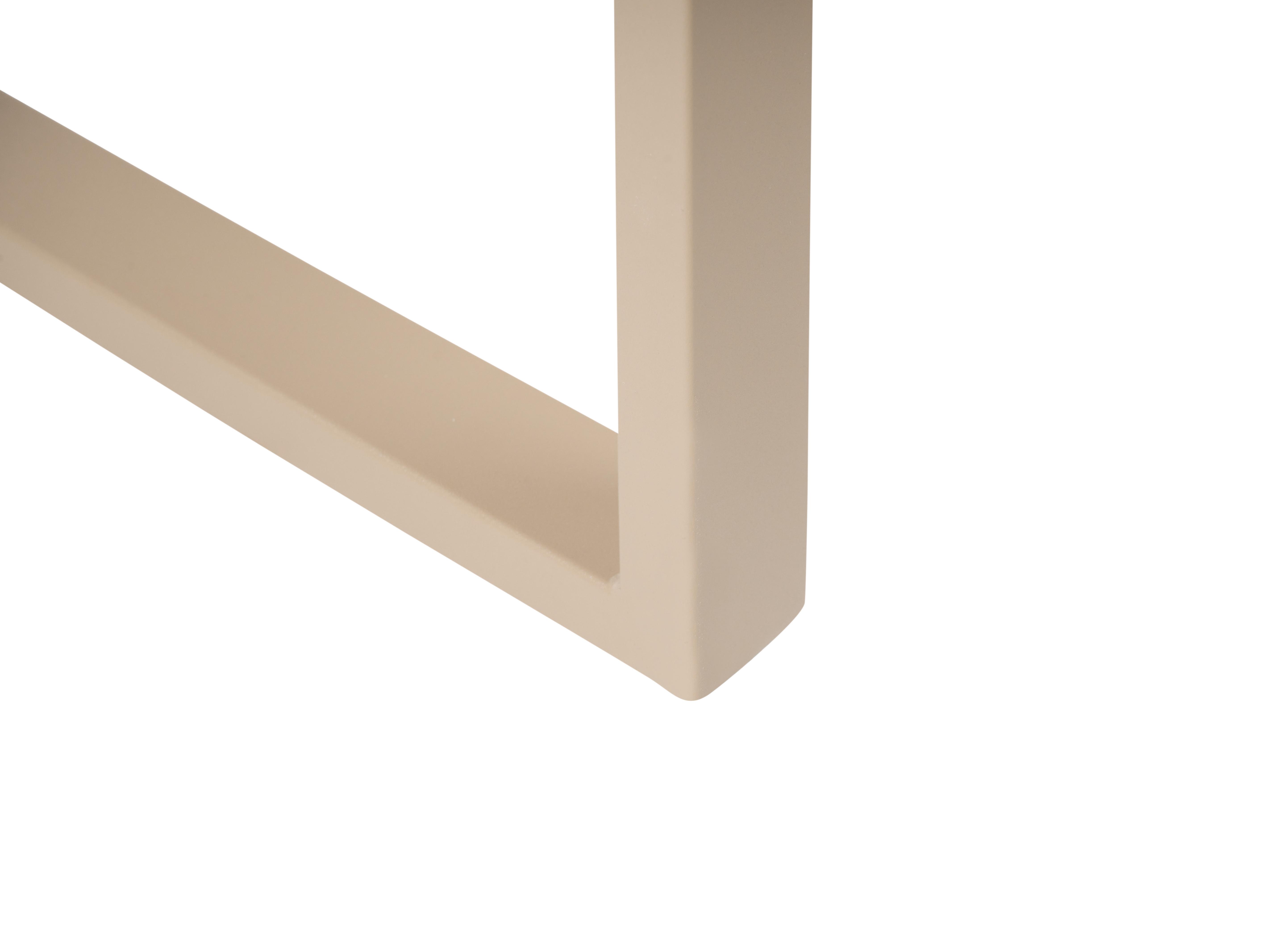 Loungeset met tafel en ottomaan 2-zits NOCI modulair Metaal Beige