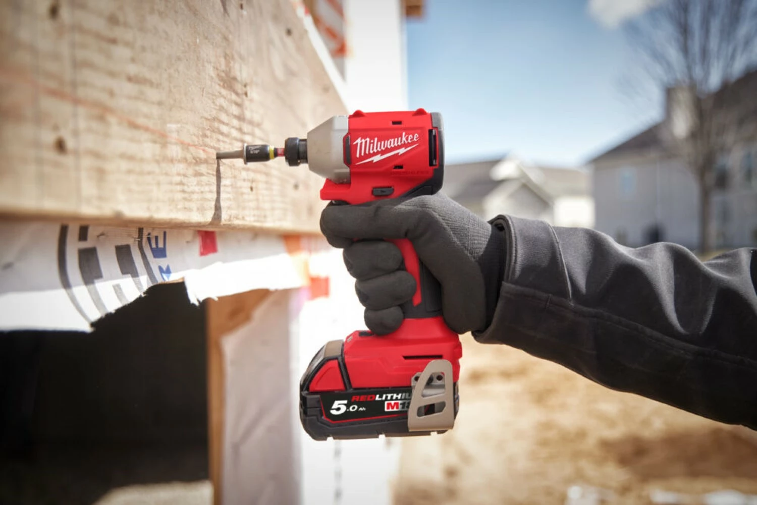 Milwaukee M18 BLIDR-502X 18V Li-ion accu slagschroevendraaier (2x 5.0Ah accu) set in HD Box - 190Nm