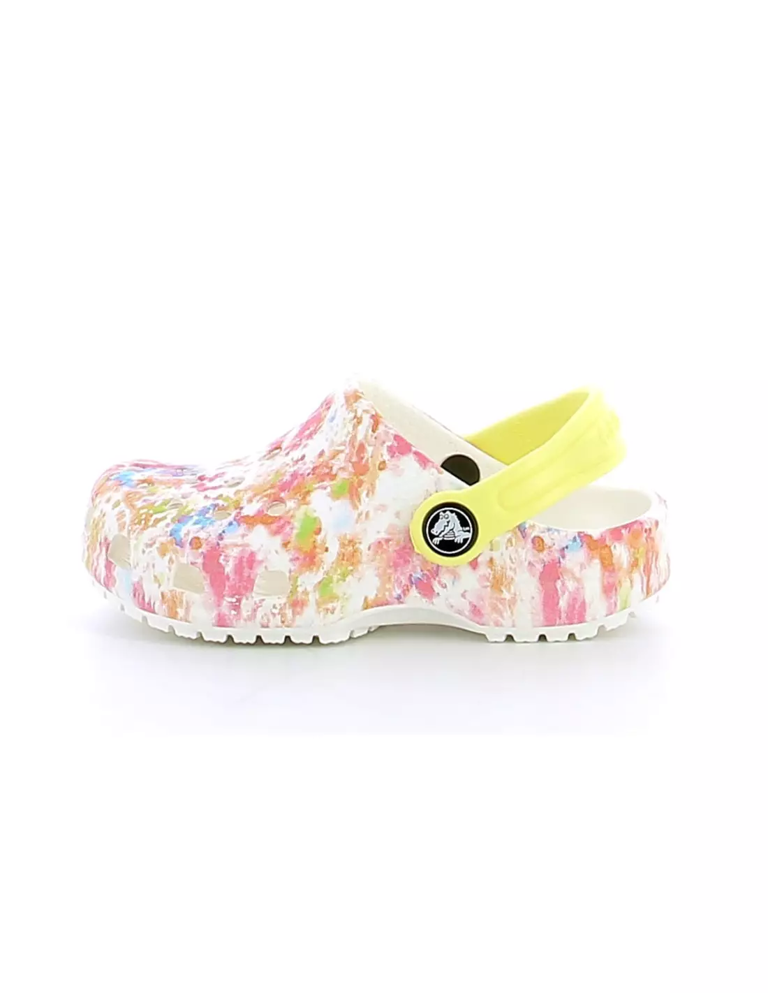 CROCS CROBAND CLASSIC TIE-DYE - Sandales & nu-pieds Orange