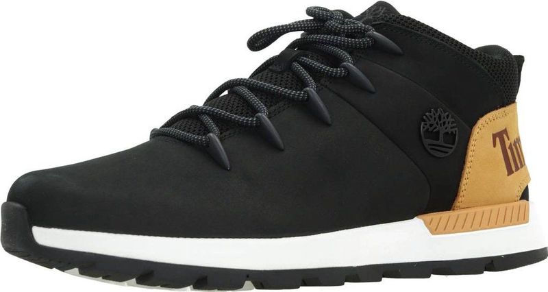 Timberland - Sprint Trekker Mid - Schoenen - Jet Black - Leer - ReBOTL-stof