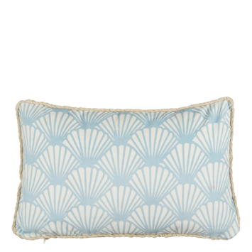 Kussen licht blauw - l55xb35xh10cm