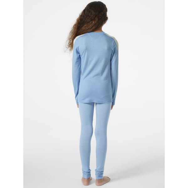 Ensemble thermique HELLY HANSEN JR MERINO SET BRIGHT BLUE