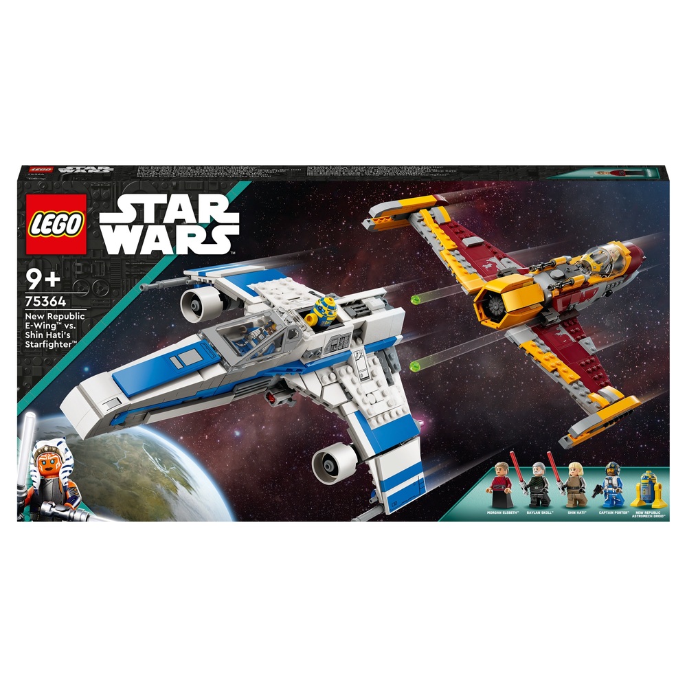 LEGO Star Wars 75364 New Republic E-Wing vs. Shin Hatis Starfighter Set