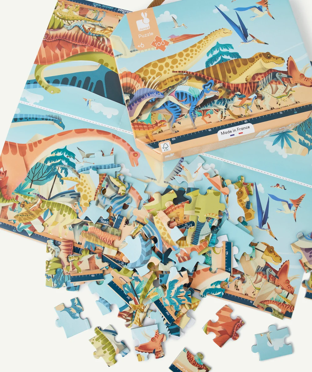 JANODPUZZLE PANORAMIQUE DINOSAURES