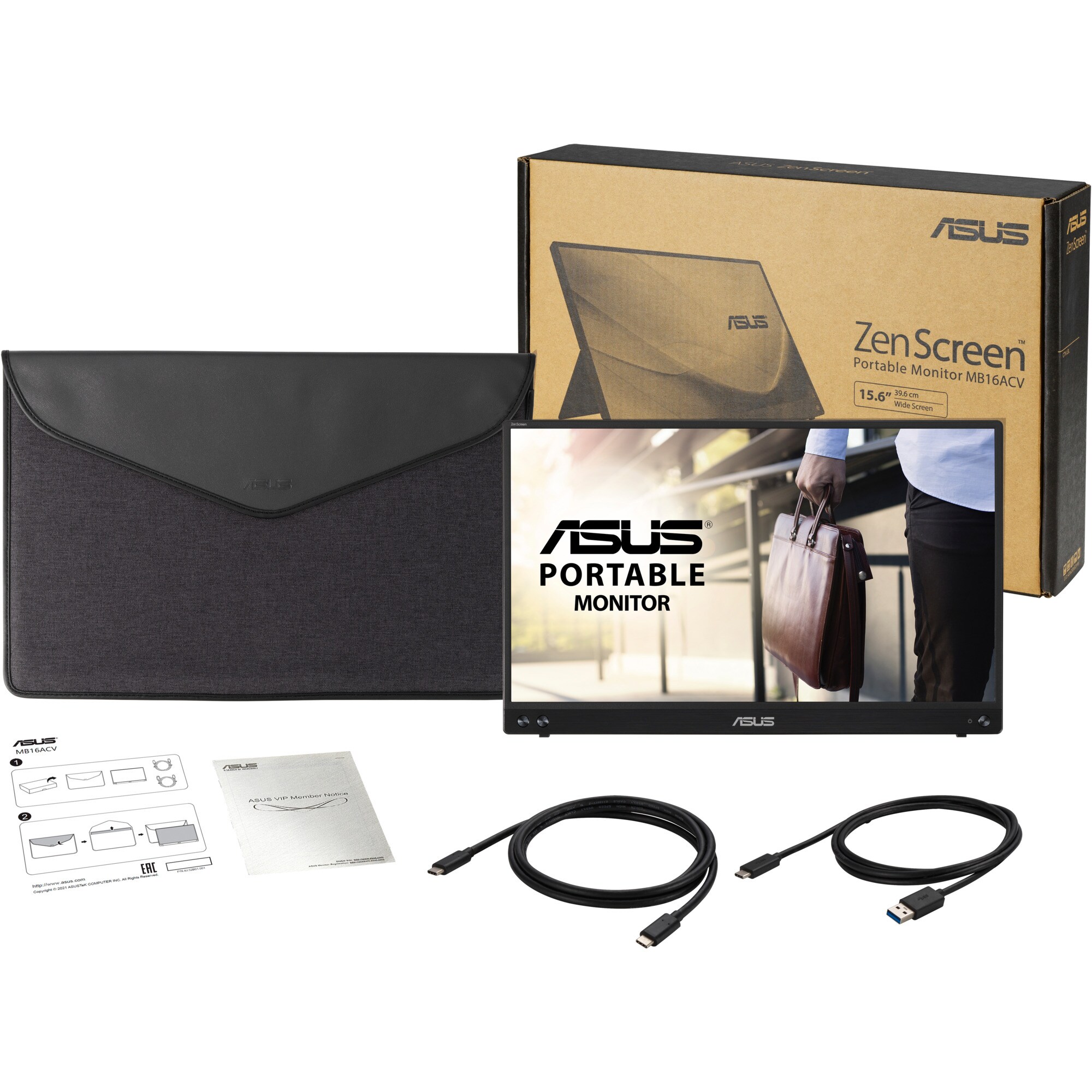 ASUS LED-Monitor ZenScreen MB16ACV