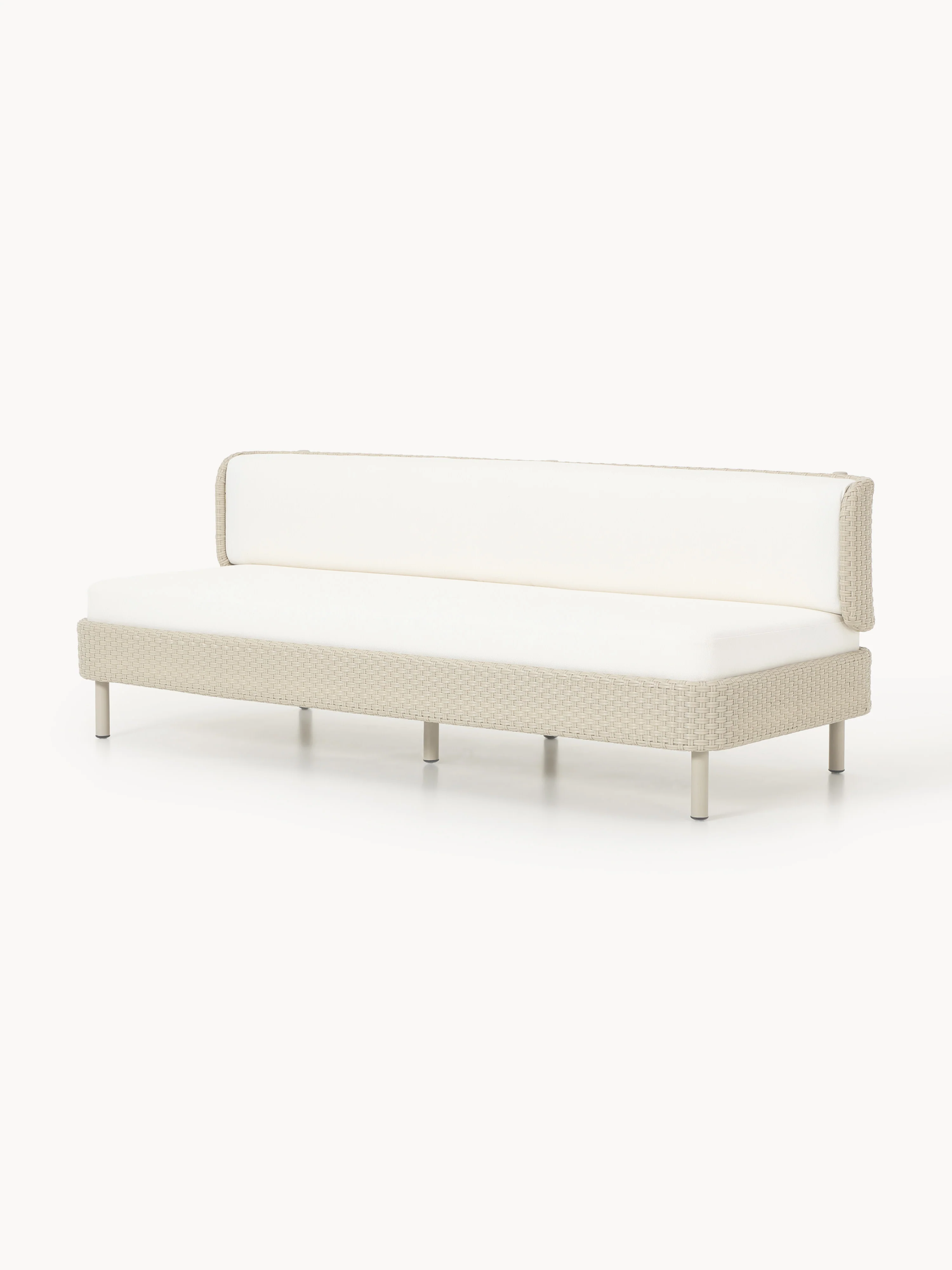 Modulaire tuinbank Hani (3-zits) met beschermhoes